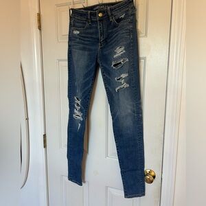 AE skinny jeans Size 6 X-Long